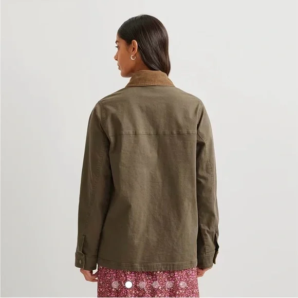 Olive Women's EB Barn Coat - Picture 2 of 12